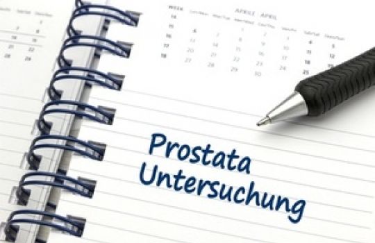 Termin einer Prostata Untersuchung im Kalender.